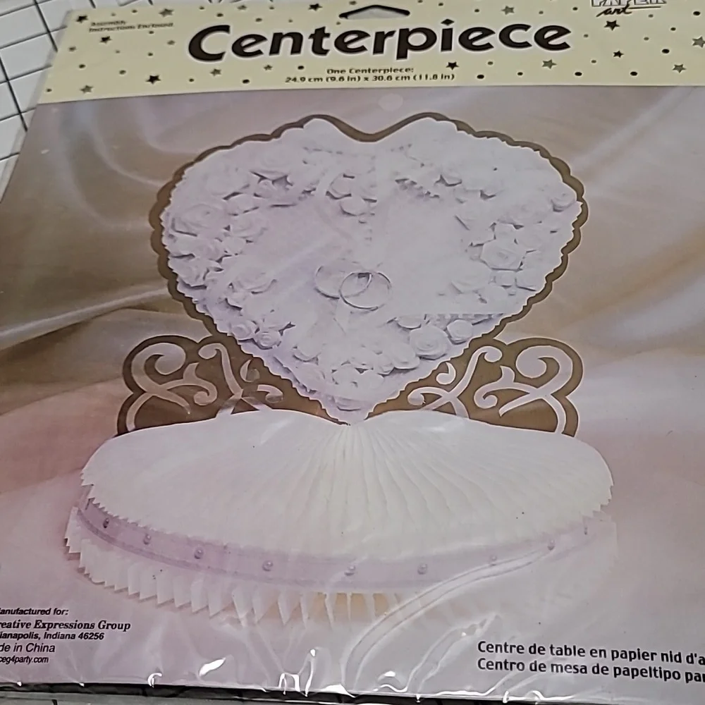 Honeycomb Wedding Centerpiece Bridal Shower Wedding Decoration, 9.6